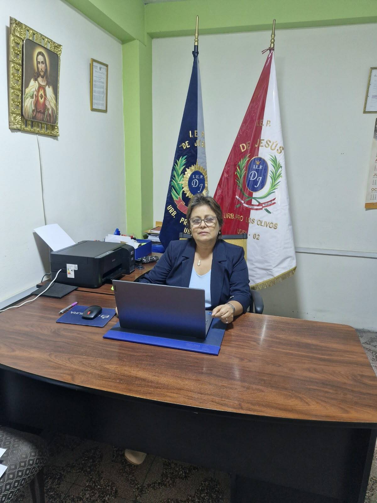 Lic. Cristina Peña Castillo, Directora del Colegio Privado De Jesús